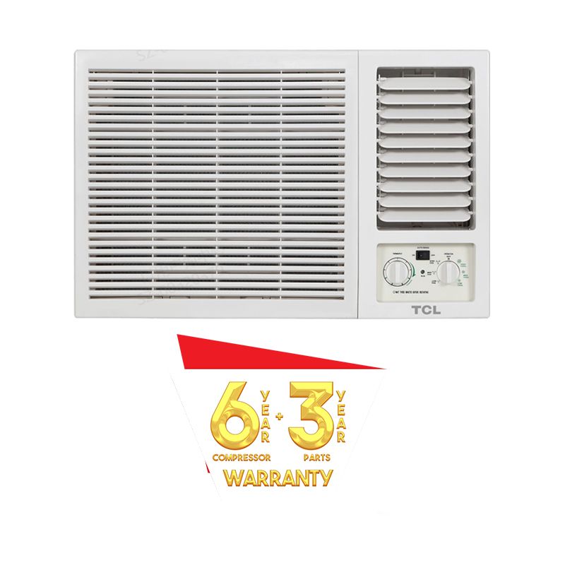 TCL 1.5HP  WINDOW AIRCOND (GOLD FIN) R410A (TW-12G1-X)