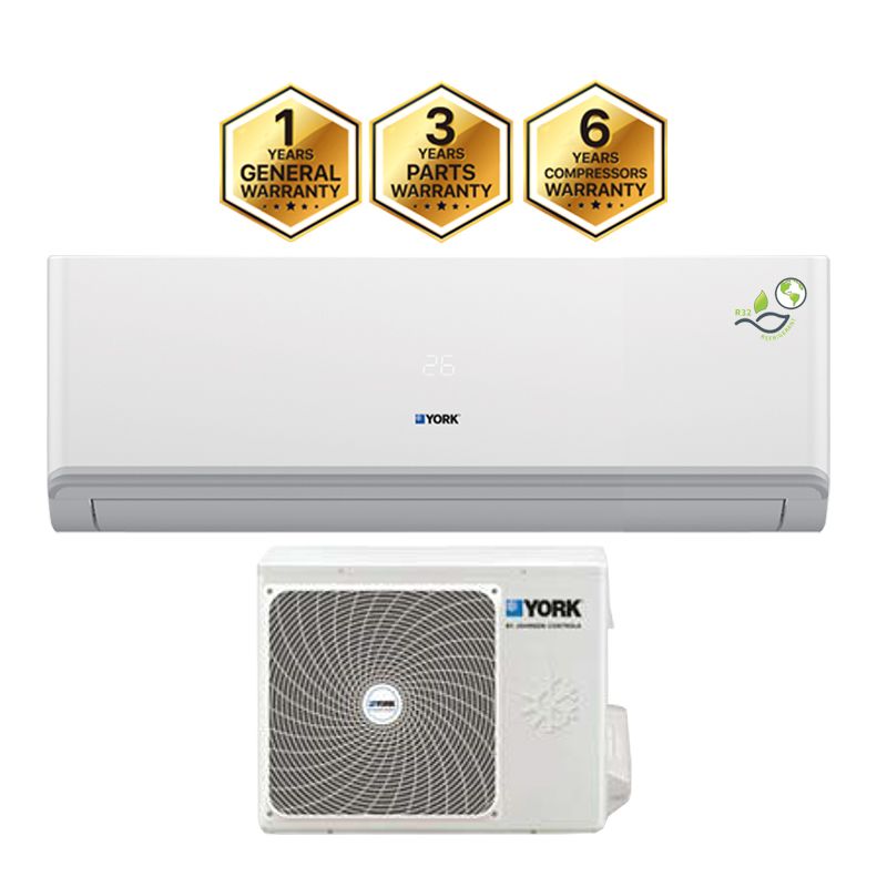 YORK R32 WALL MOUNTED 1.0HP AIRCOND (I/O) (YHFF09XESAFP-RX / YHFF09YESAFPO-X)