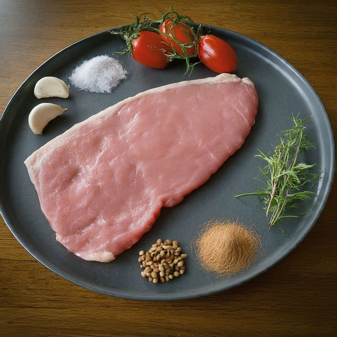 Escalope de veau de grain