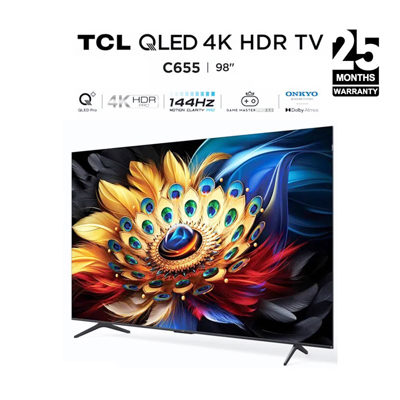 TCL 4K 55" QLED GOOGLE TV W/ 120HZ GAME ACCELERATOR (QLED-55C655)