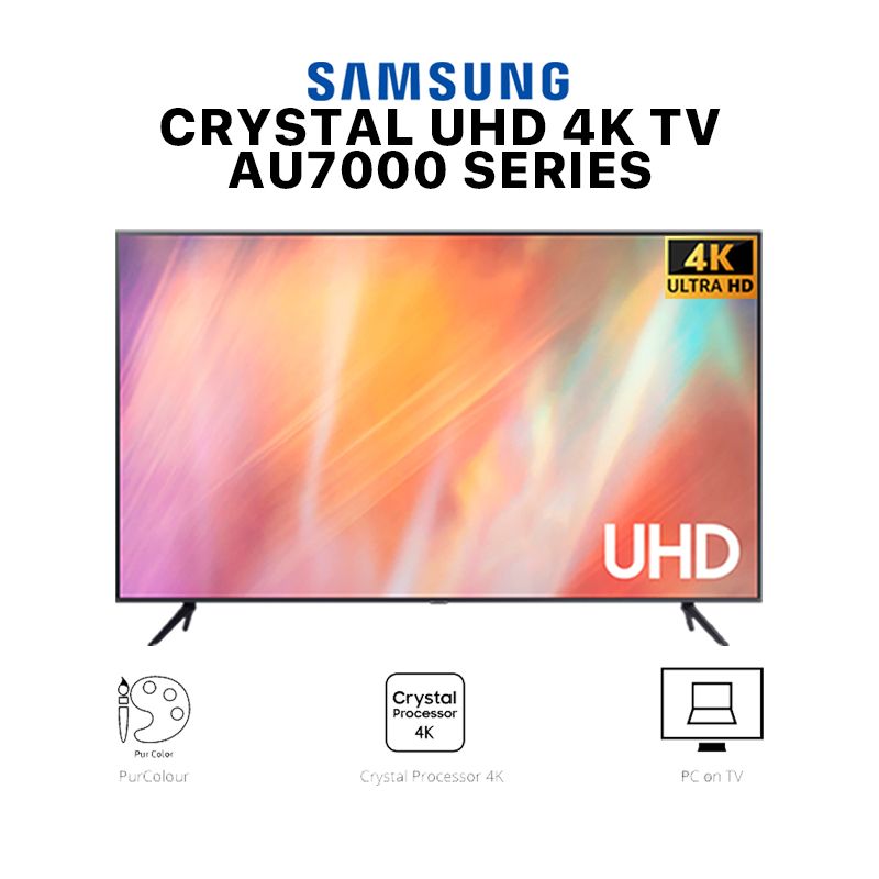 SAMSUNG 43" 4K UHD AU7000 (UA43AU7000KXXM)