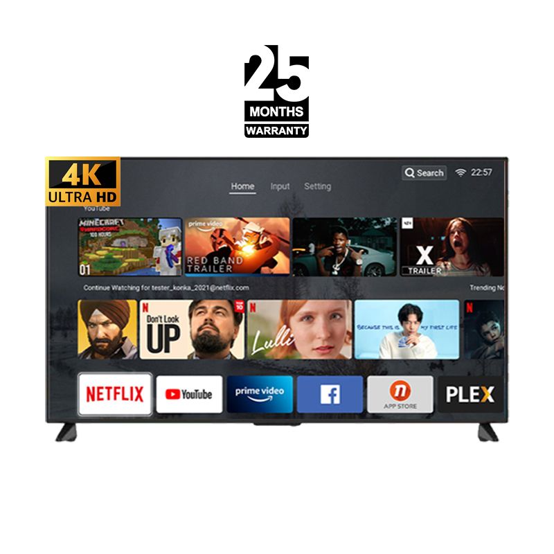 MATRIX 65" NETFLIX SMART HD LED TV WITH DVB-T2 AND BLUETOOTH (M65-N53UX)