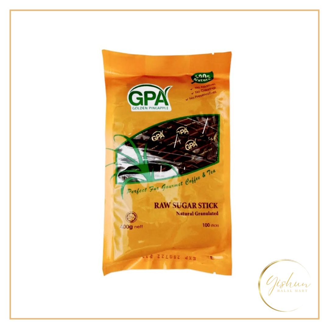 GPA Raw Sugar Stick For Gourmet Beverages