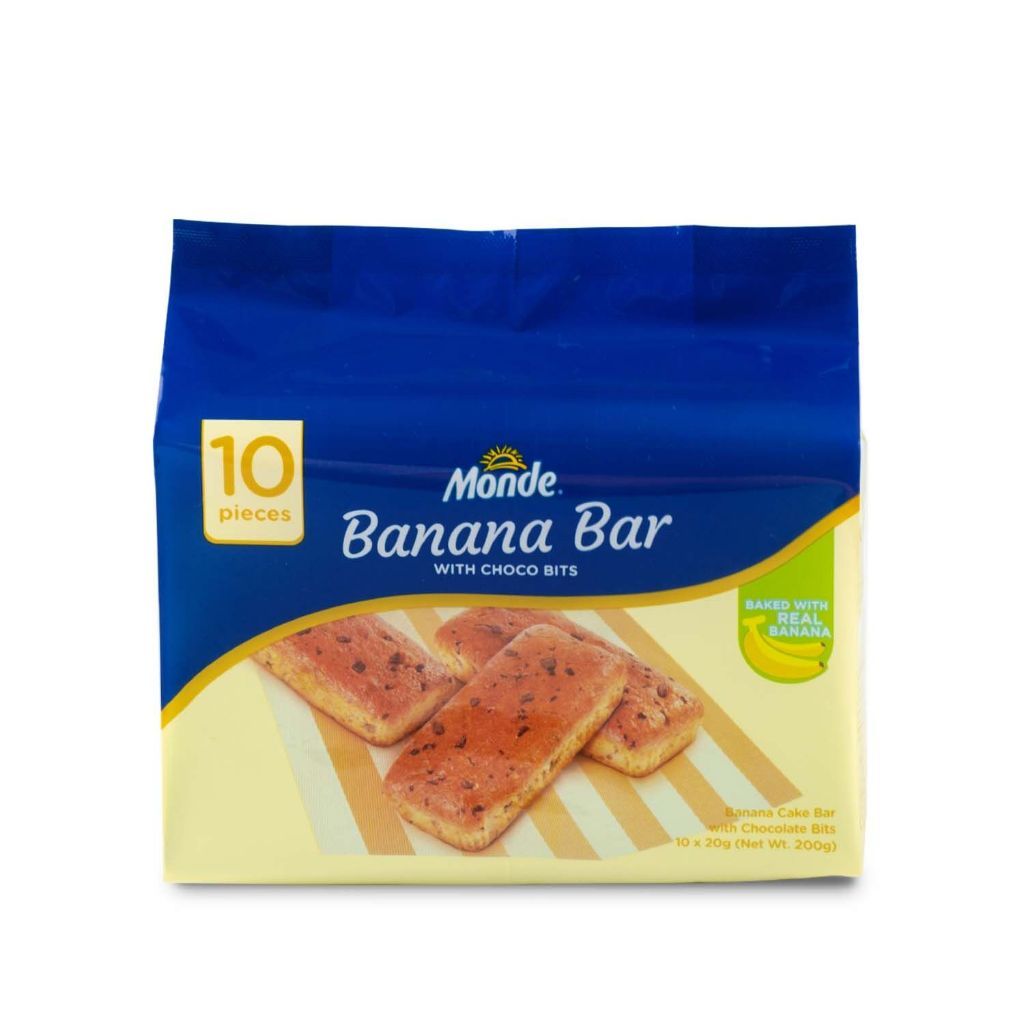 Monde Banana Bar 10 Pieces 20g