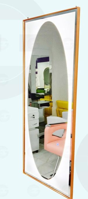 Golden Salon Mirror With Led Light M303a