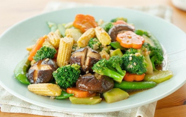 Mixed Vegetables in Oyster Sauce