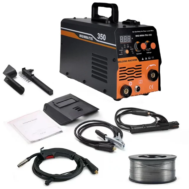 3 in 1 mma/mig/tig welders gasless flux cored welding machine