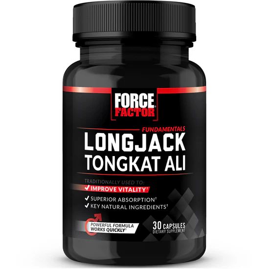 FORCE FACTOR LONGJACK TONGKAT ALI 30 CAPSULES