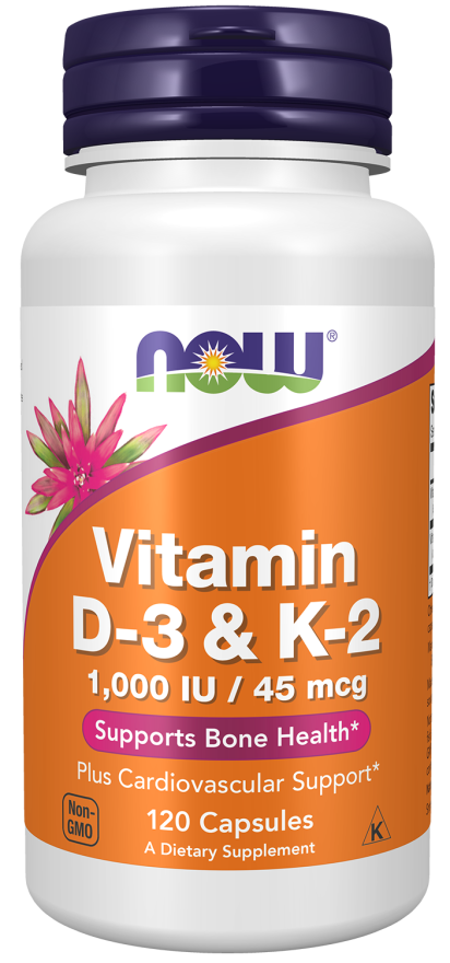 Vitamin D-3 & K-2 1000 IU / 45 mcg 