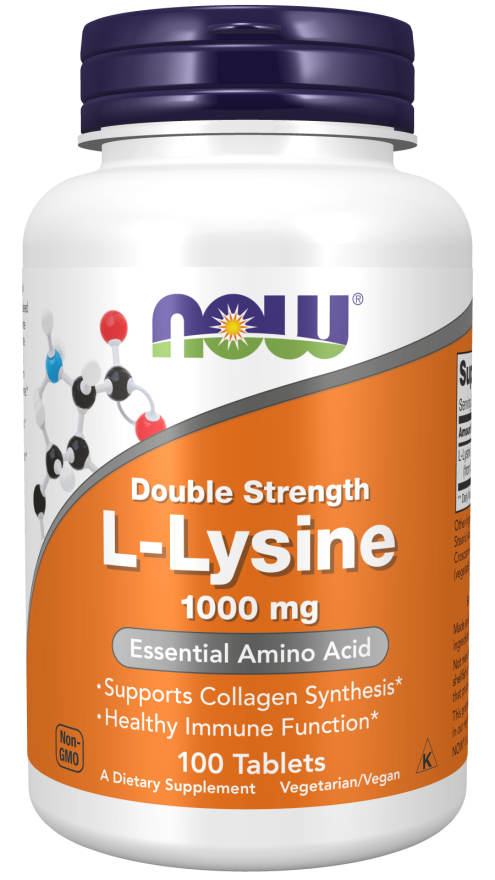 L-Lysine, Double Strength 1000 mg Tablets