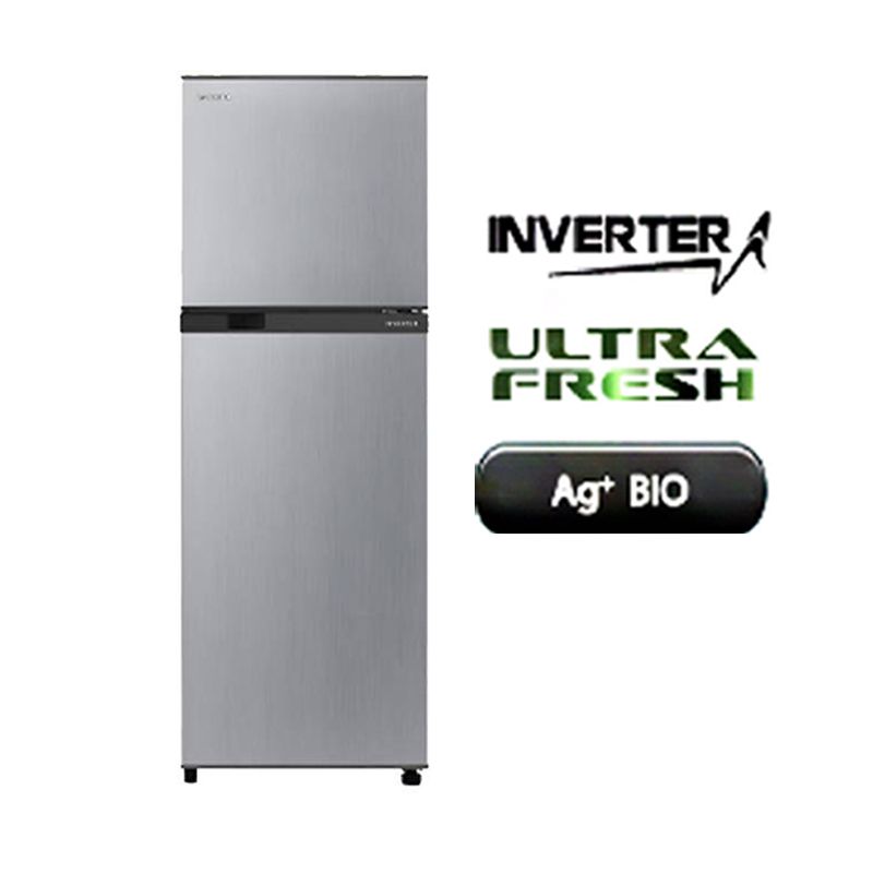 TOSHIBA 2-DOORS INVERTER FRIDGE 252L (GRA28MS(S))