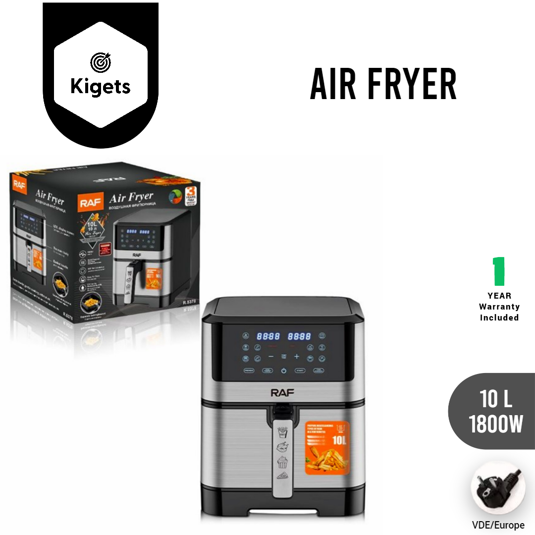 10L Digital Air Fryer With Separate Basket