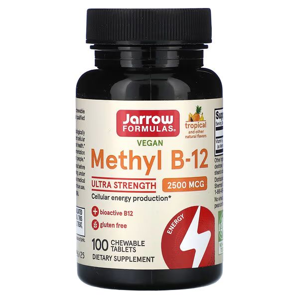 Methyl B-12, Tropical Flavour, 2500 mcg 