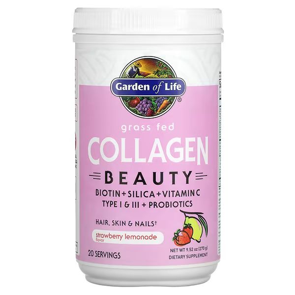 Grass Fed Collagen Beauty, Strawberry Lemonade Flavour