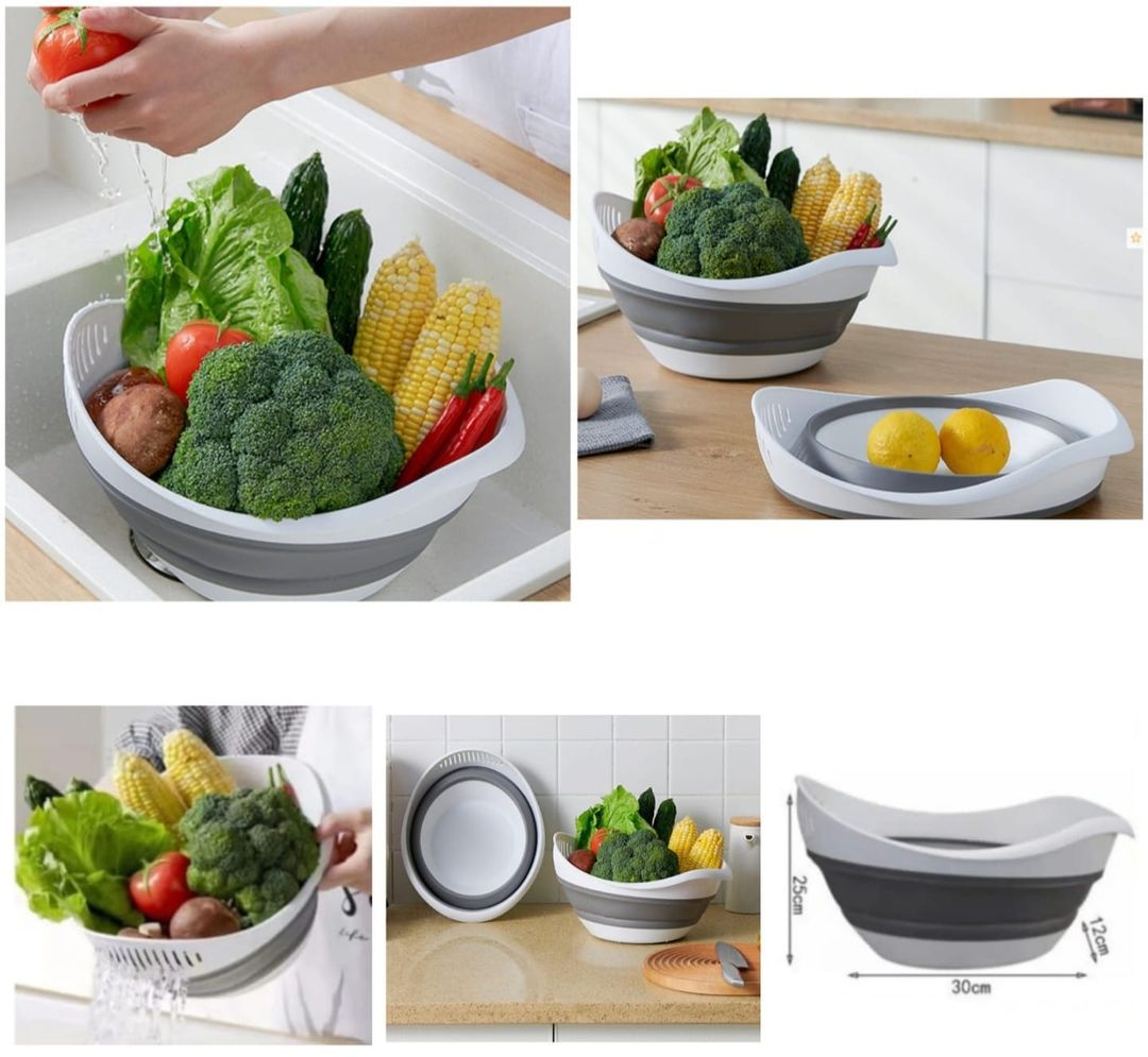 A 4132. Collapsible Kitchen Strainer Basket.