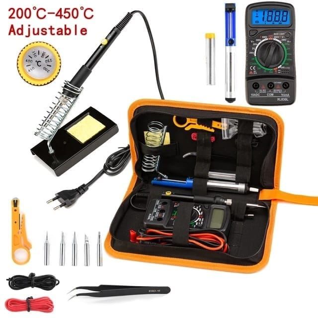C 4139. Soldering Iron with Digital Multimeter.