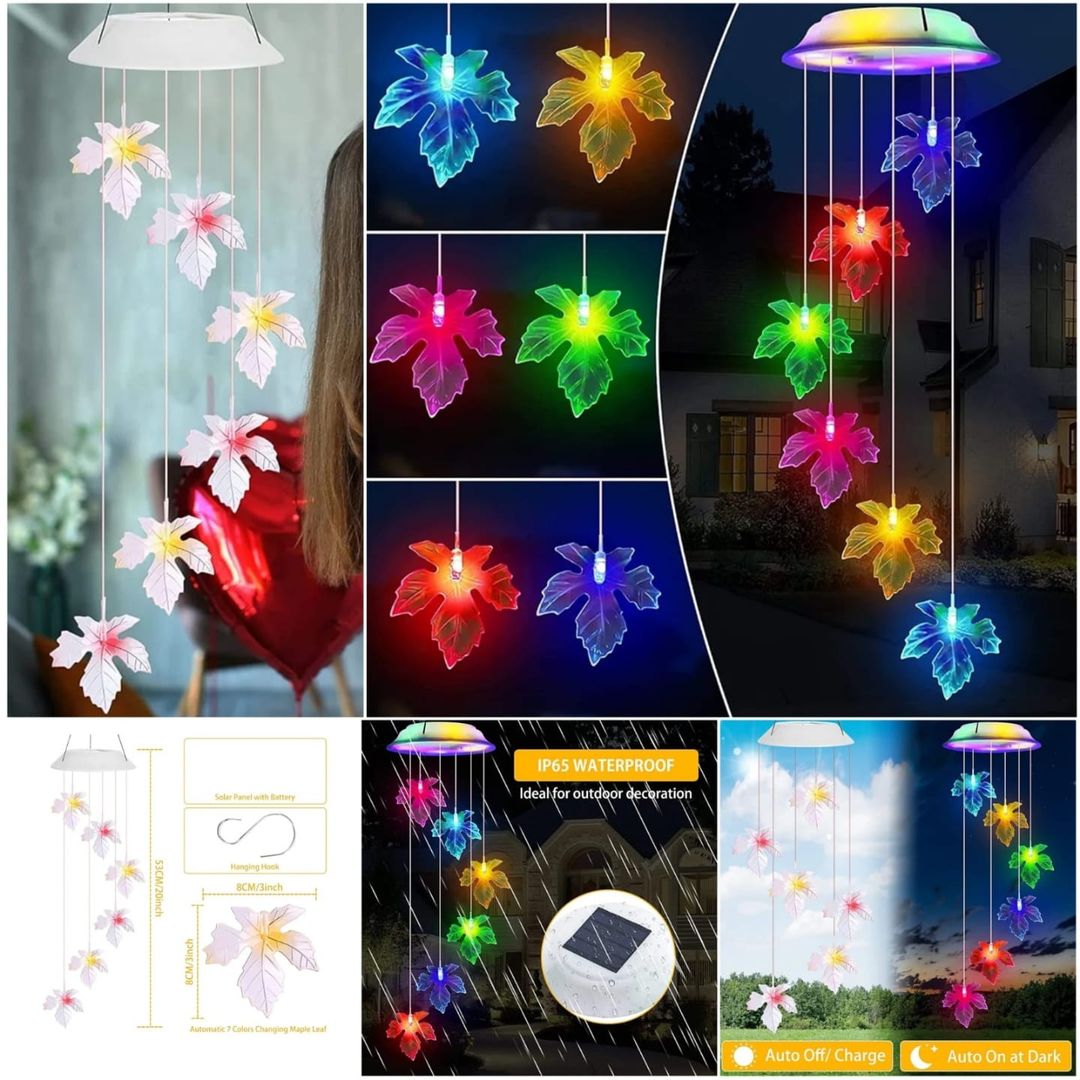 L 3877. Solar Wind Chimes Leaves.