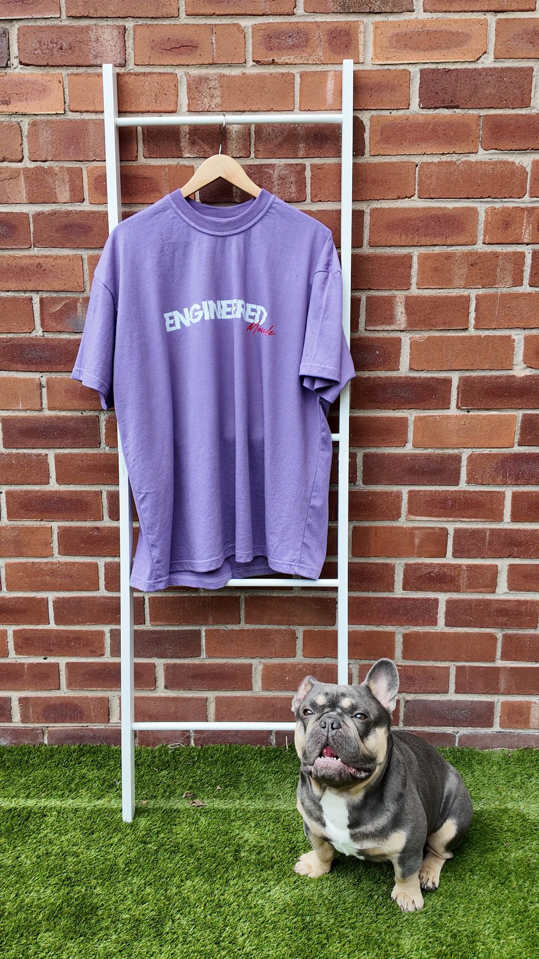 LILAC OVER SIZED TURBO TEE