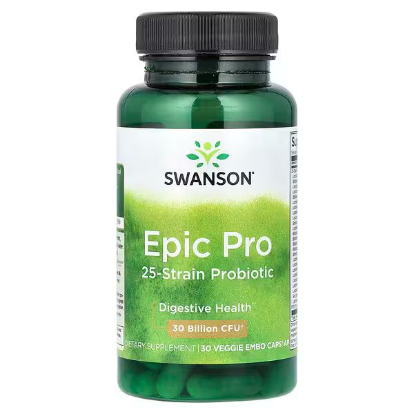 Epic pro 25-Bacterial Strain Probiotic, 30 Billion CFU 