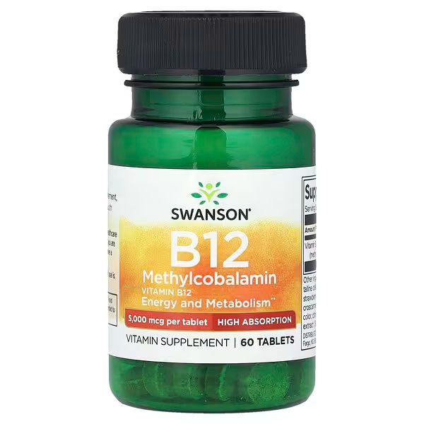 Vitamin B-12, 5000 mcg