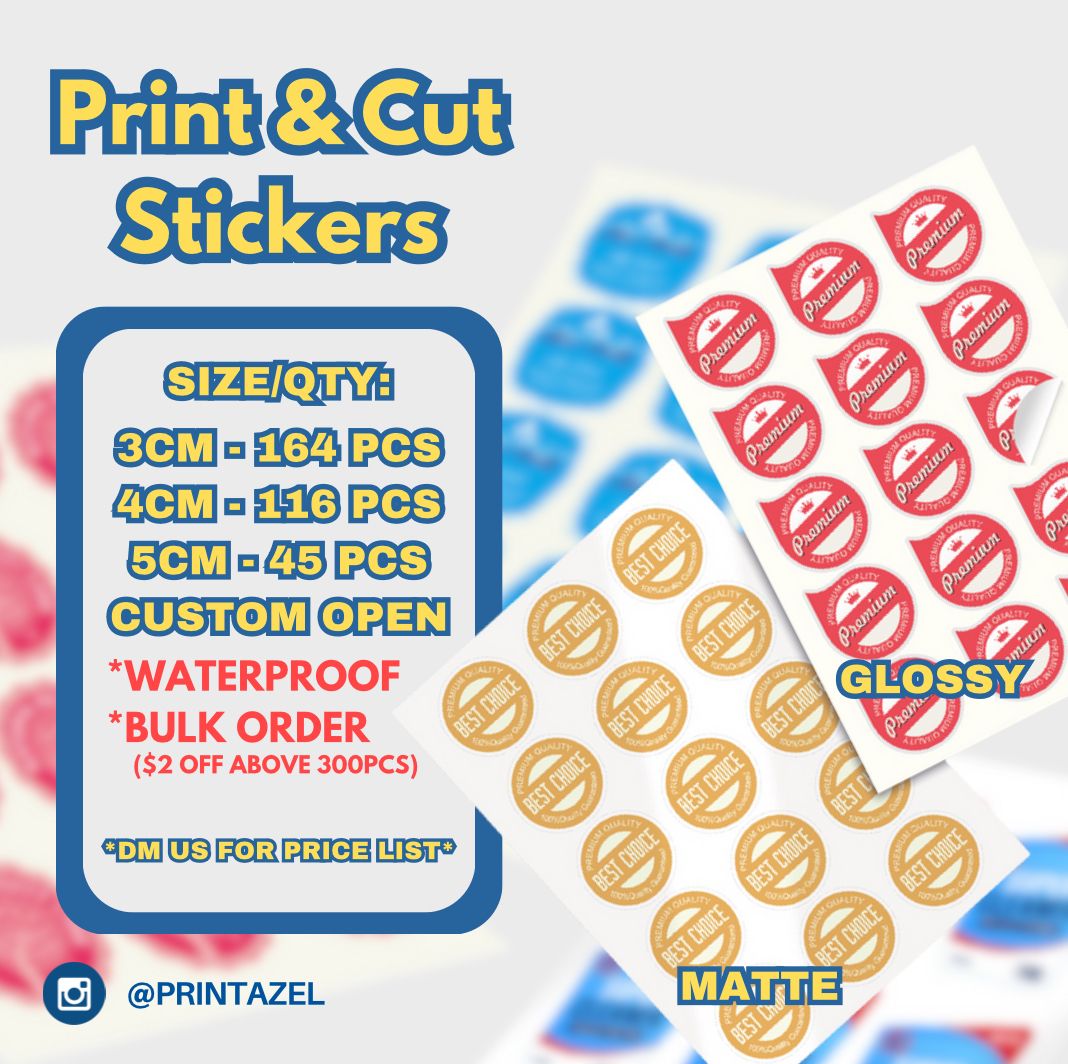 Print & Cut Stickers