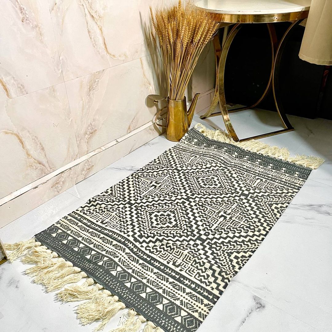 (R114) PARSA tassel rug 60cm*90cm 