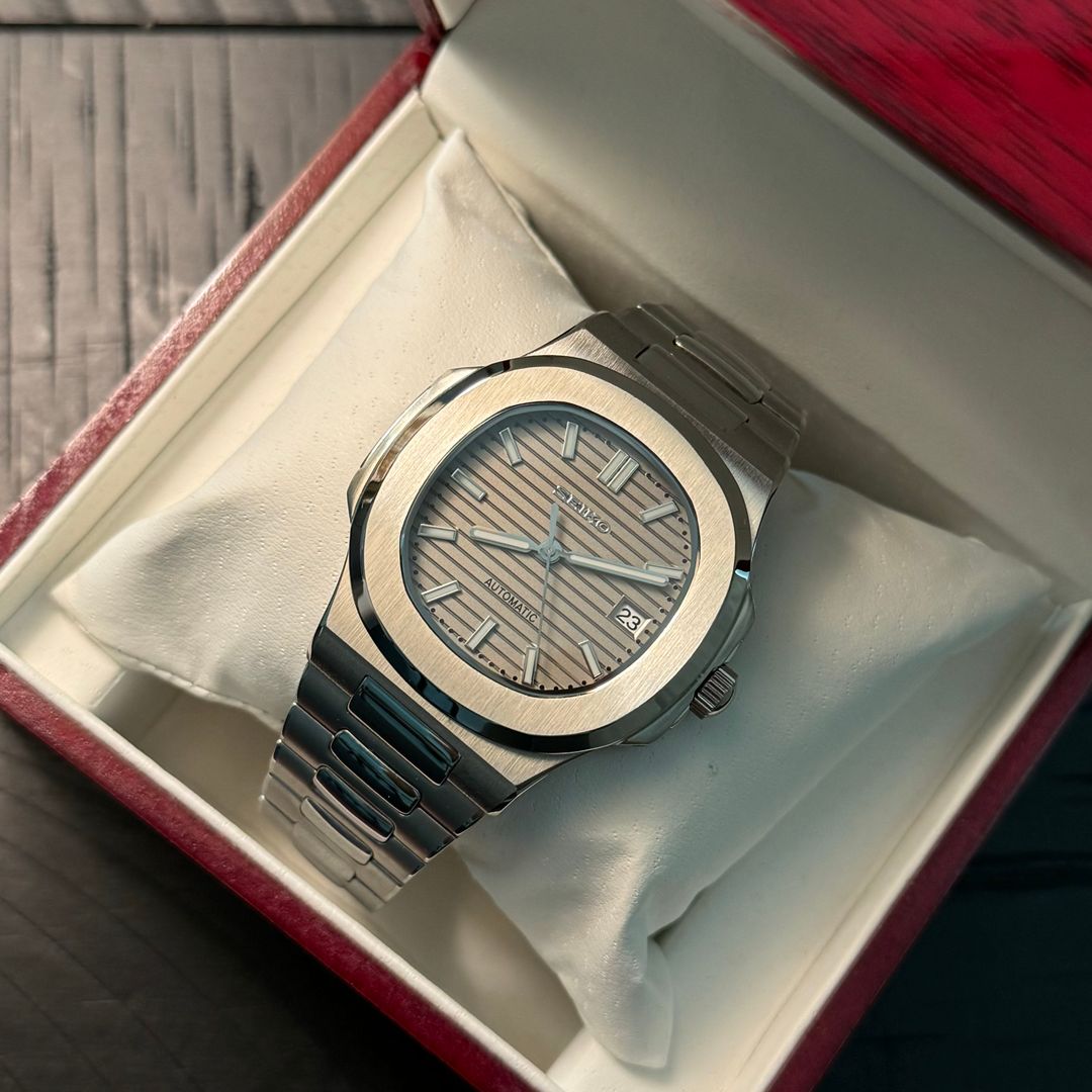 Seiko 'Nautilus' Mod Grey Dial