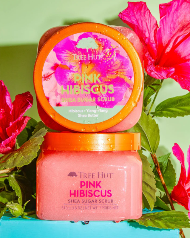 Pink Hibiscus Shea Body Sugar Scrub