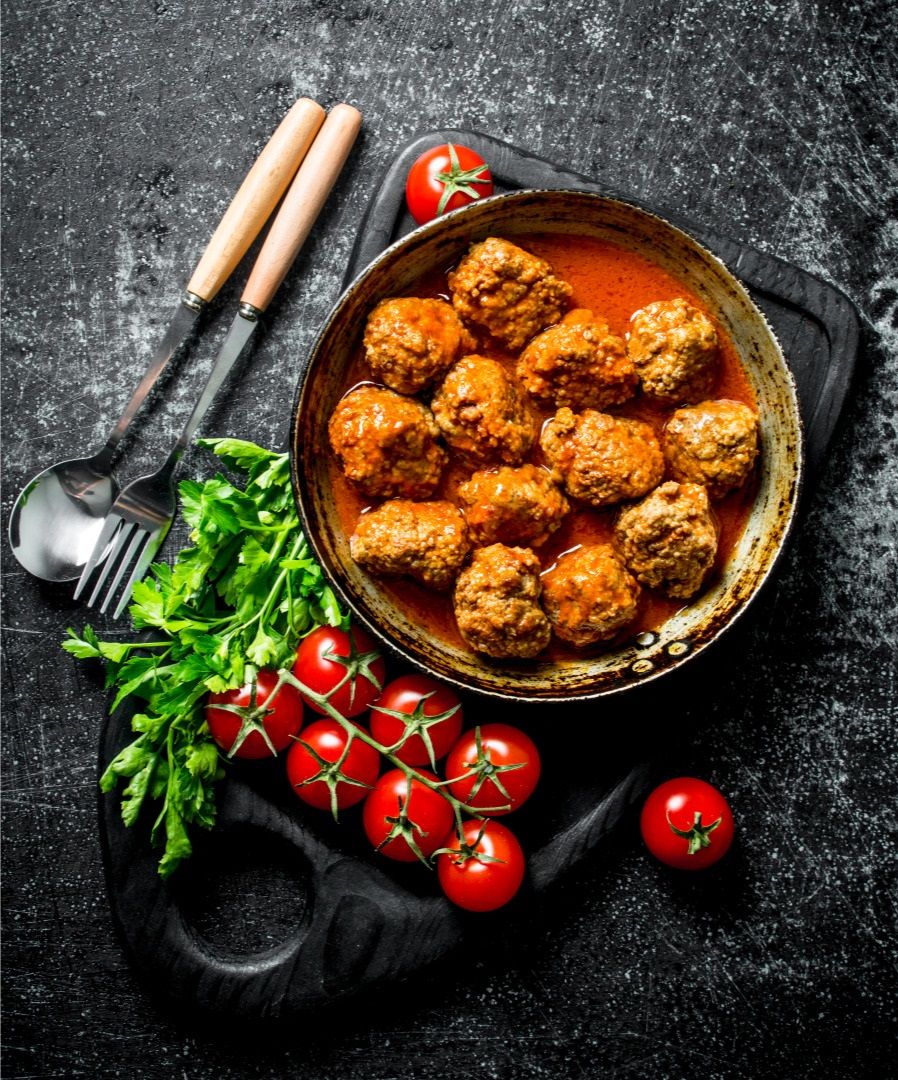 Meatballs & sauce (20g meatball × 12 + sauce)