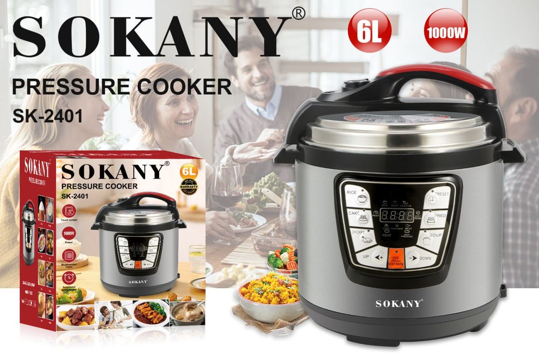 Electric Pressure Cooker 6L 1000W