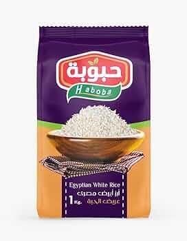 Haboba Egyptian White Rice - 1 kg