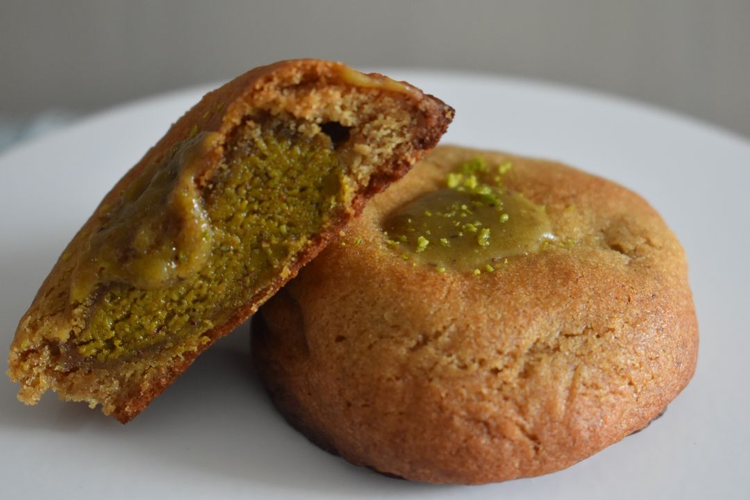 White Miso Pistachio Soft Centre Cookie  | 白味噌開心果軟心曲奇