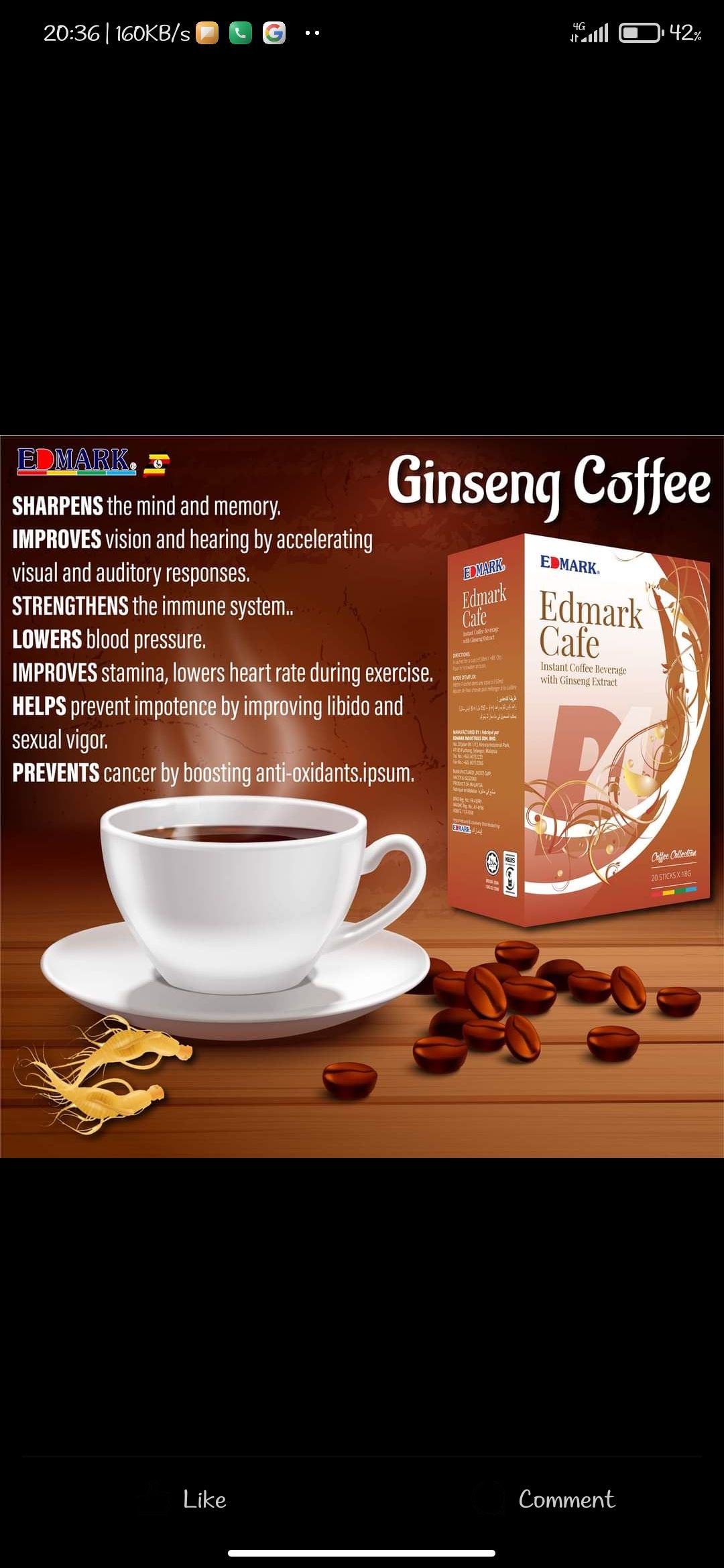 Gingsen coffee 