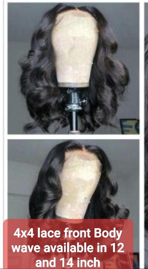 14 inch body wave wig