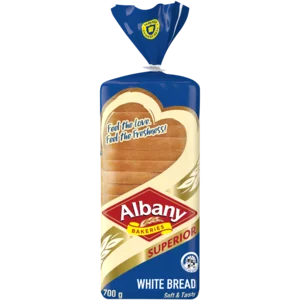 Albany Superior Sliced Brown Bread Loaf 700g