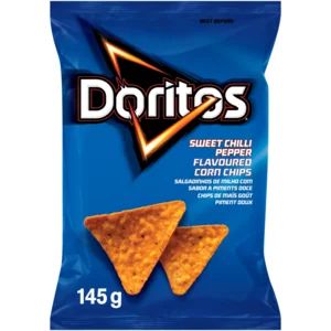 Doritos Sweet Chilli Pepper Flavoured Corn Chips 145g