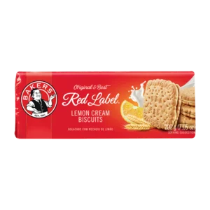 Bakers Red Label Lemon Cream Biscuits 200g