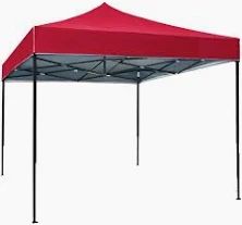 ECONOMY GAZEBO WITH 4 CORNERS PRINT (STEEL 3M X 3M)