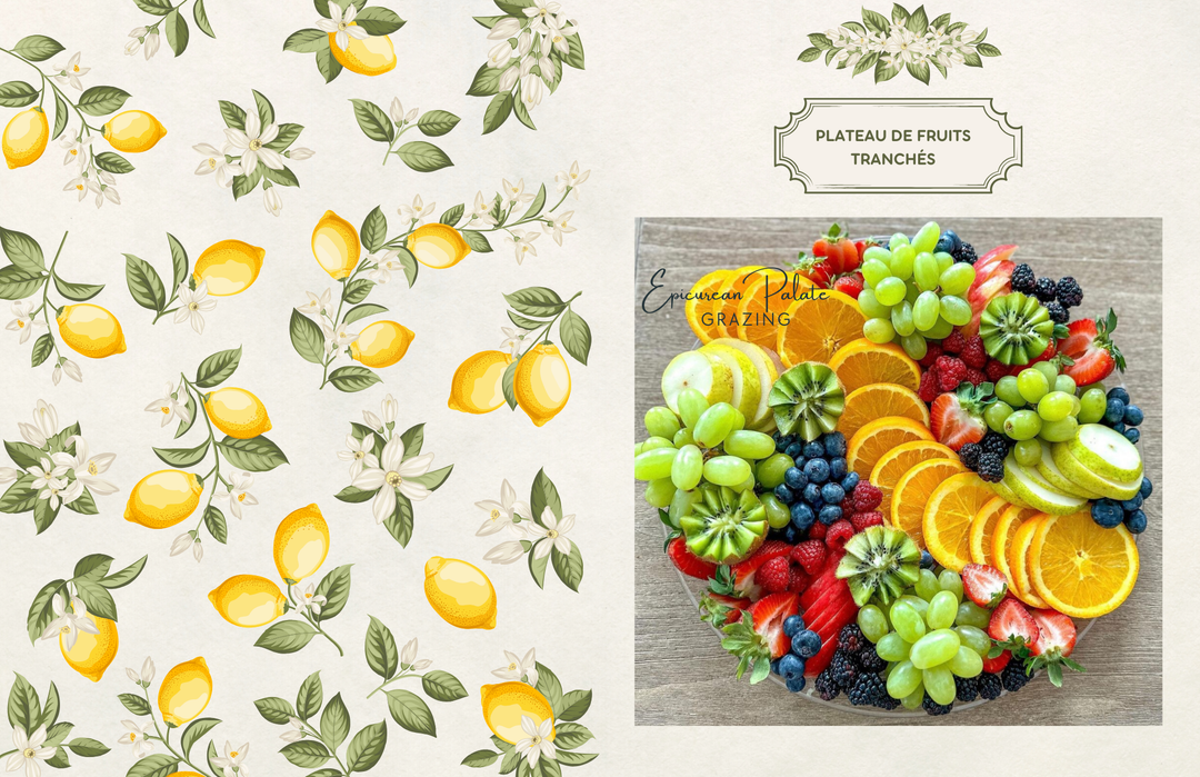 Plateau De Fruits Tranchés  💫