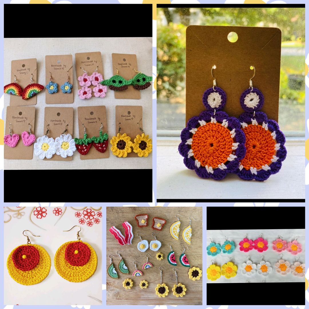 Crochet Earrings 