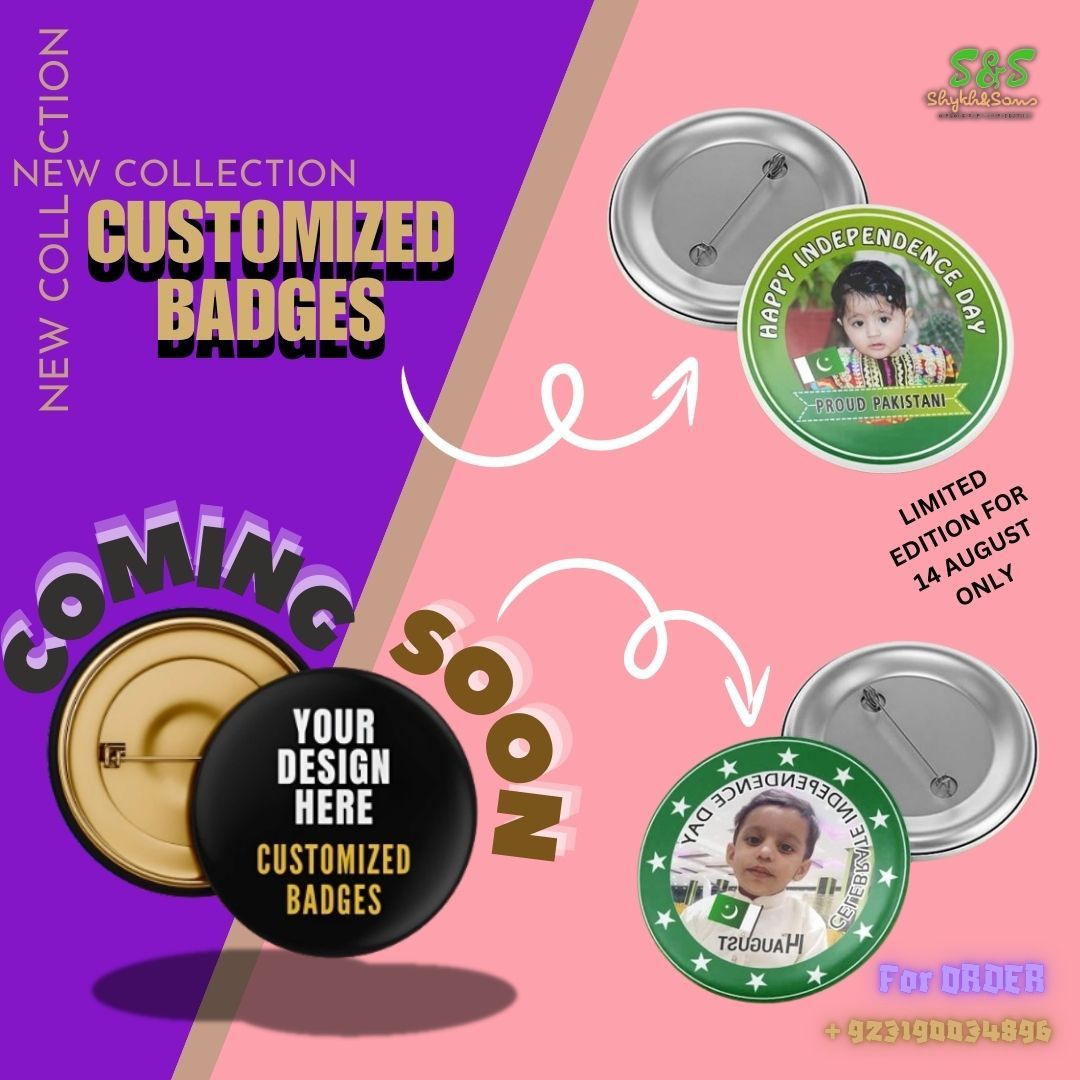 CUSTOMIZED BADGES FOR 14 AUGUST 