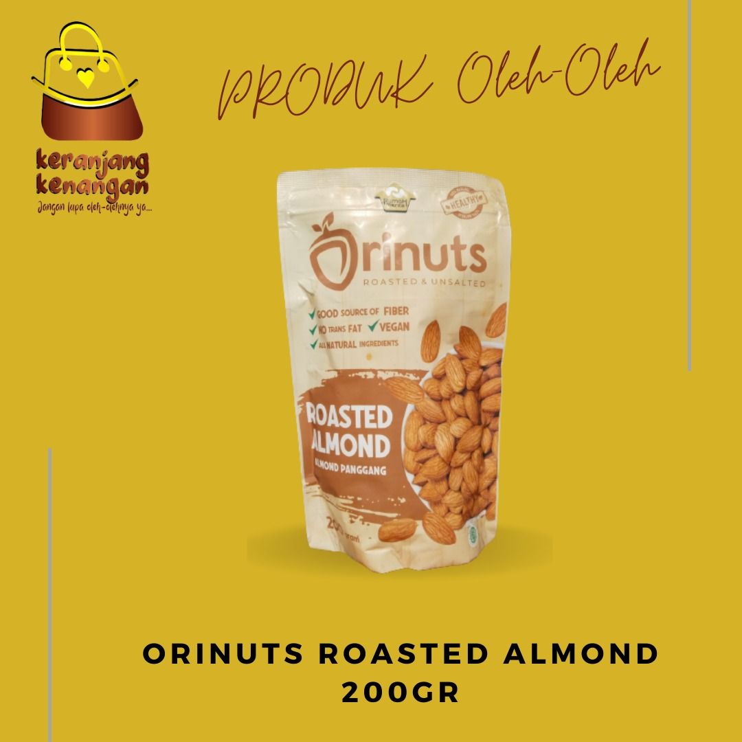 ORINUTS ROASTED ALMOND 200GR
