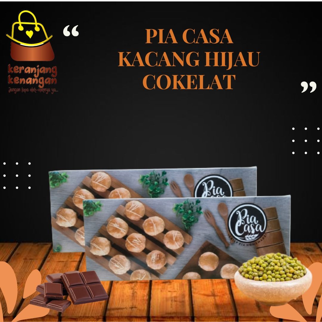 PIA CASA KACANG HIJAU COKLAT
