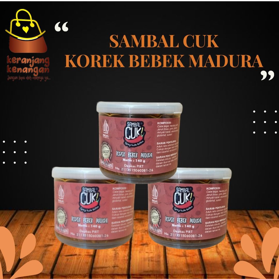 SAMBAL CUK - KOREK BEBEK MADURA
