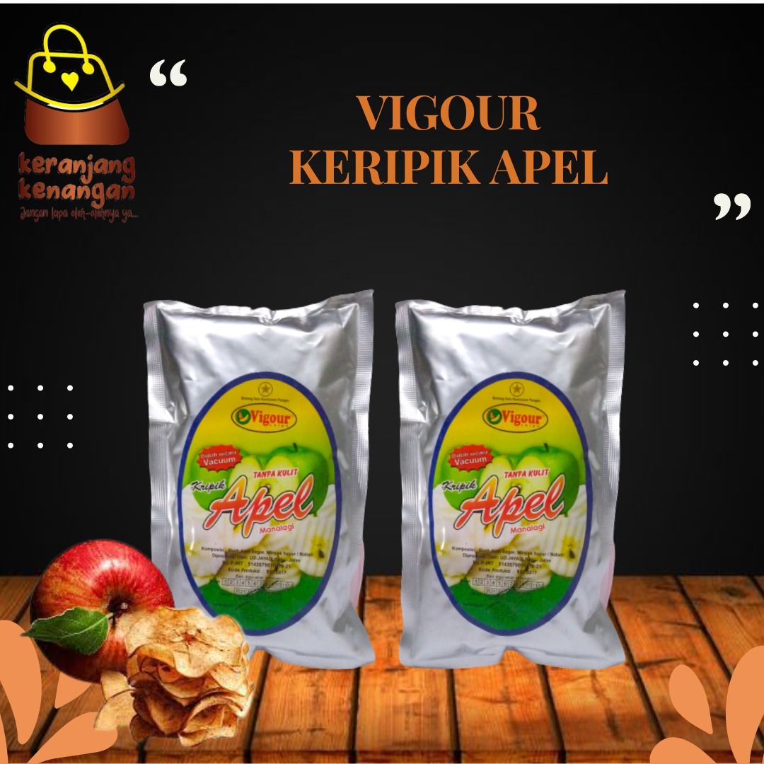 VIGOUR - KRIPIK APEL 50 GR