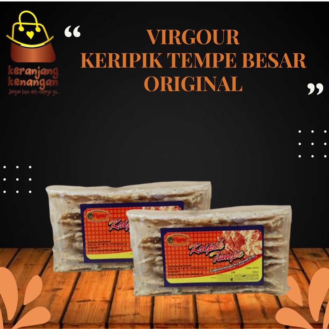 VIGOUR - KRIPIK TEMPE ORI BESAR