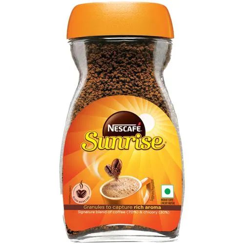 Nescafe Sunrise Instant Coffee Powder- Chicory Mix, 45 g Jar