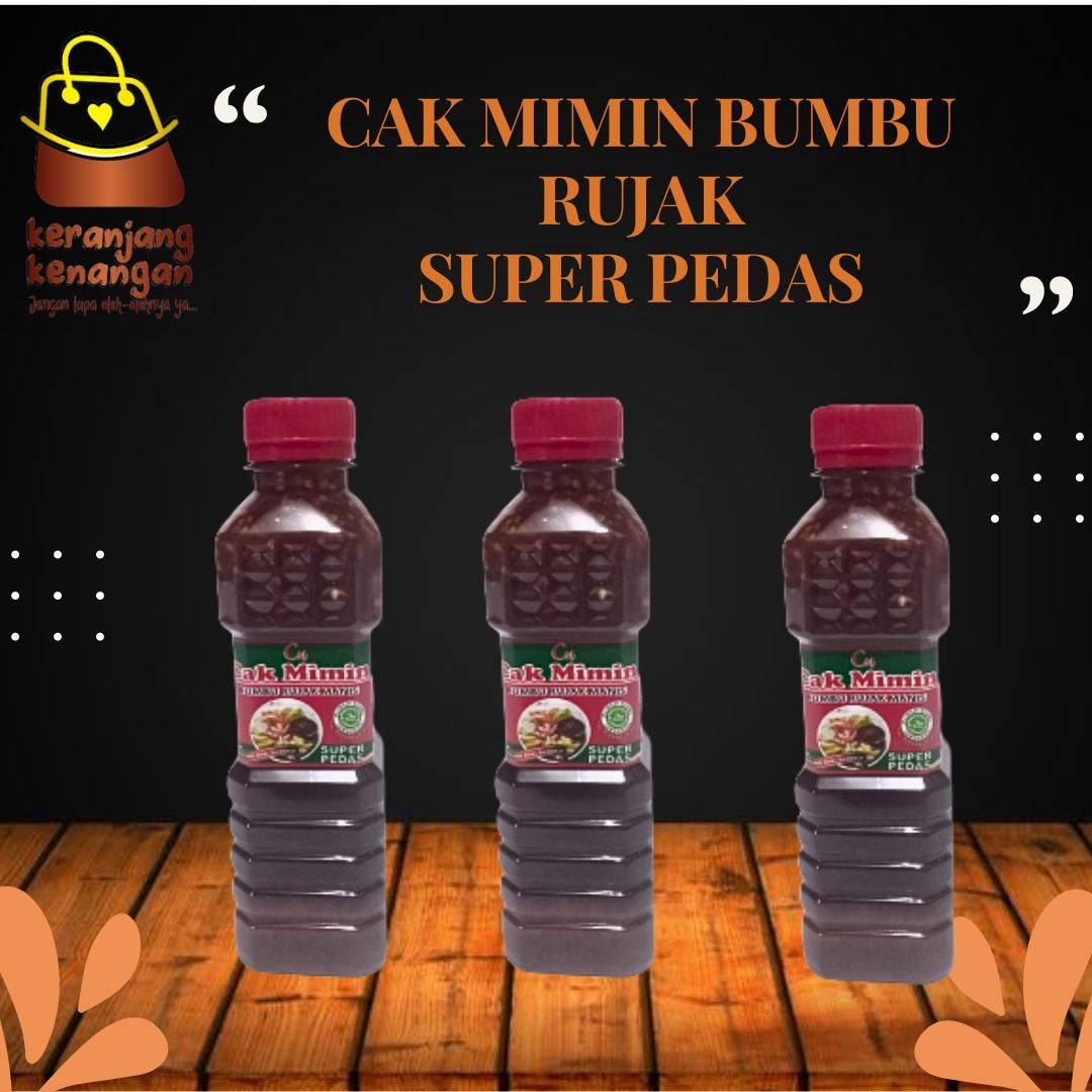 BUMBU RUJAK CAK MIMIN SUPER PEDAS