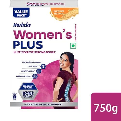 Womens Horlicks Womens Plus, Caramel, 750 g