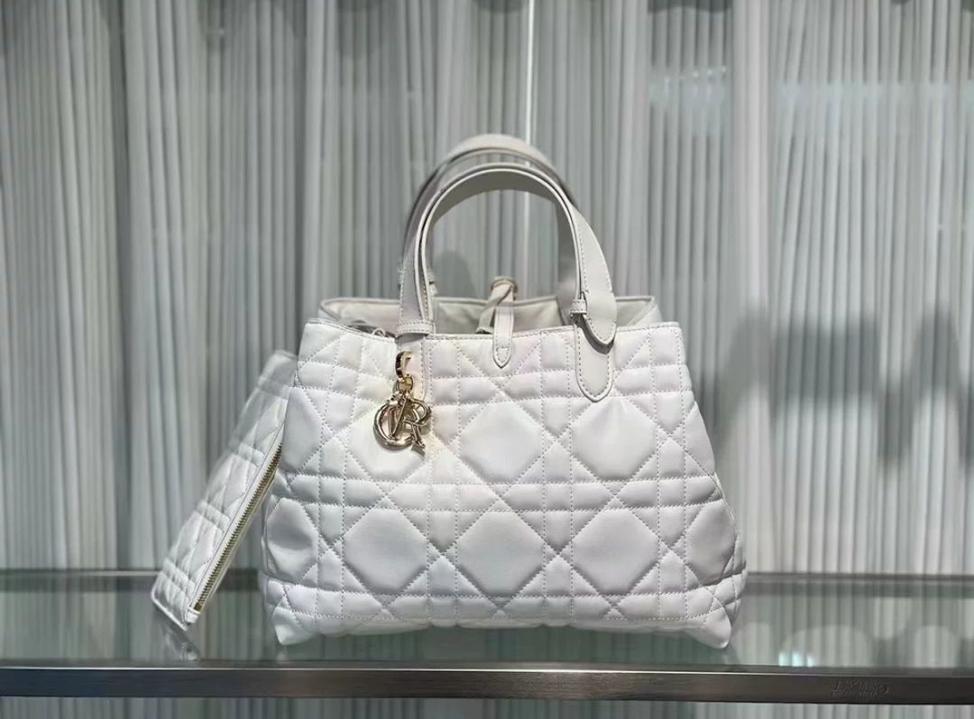 Diamond Quilted Tote Bag 